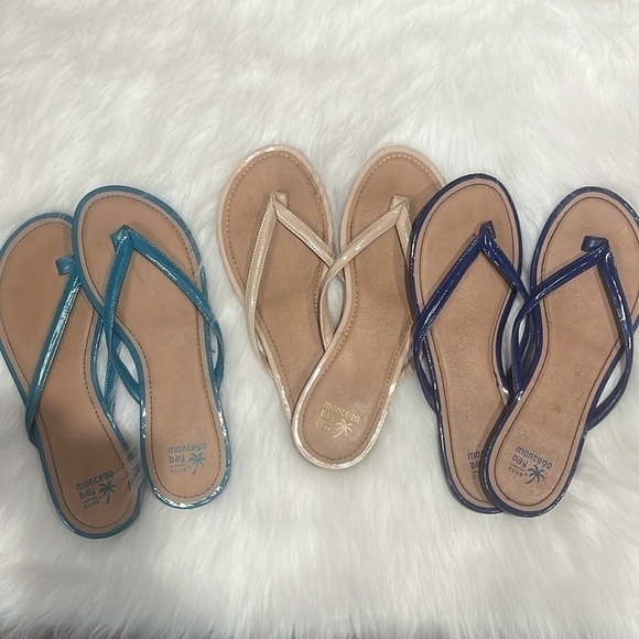 Montego Bay Club Shoes - 🎄Montego Bay Club Thong flip flops Bundle of 3